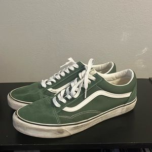 Green men’s 11.5 vans old skool